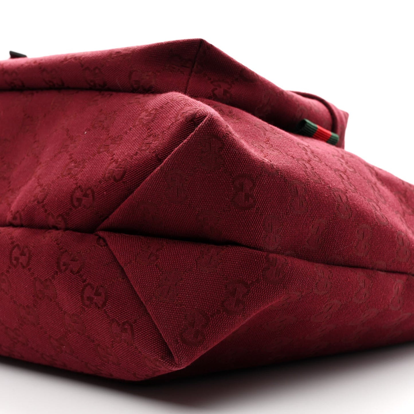 Gucci GG Supreme Monogram Large Shopping Tote Rosso Ancora