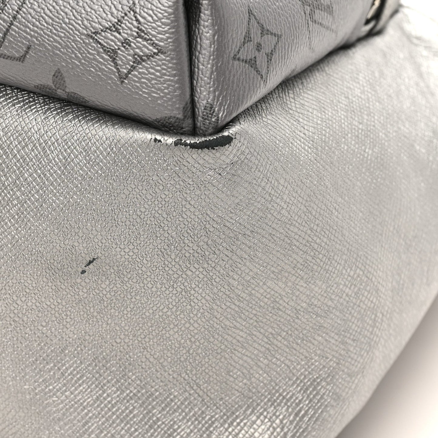 Louis Vuitton Monogram Taiga Discovery Backpack PM Silver