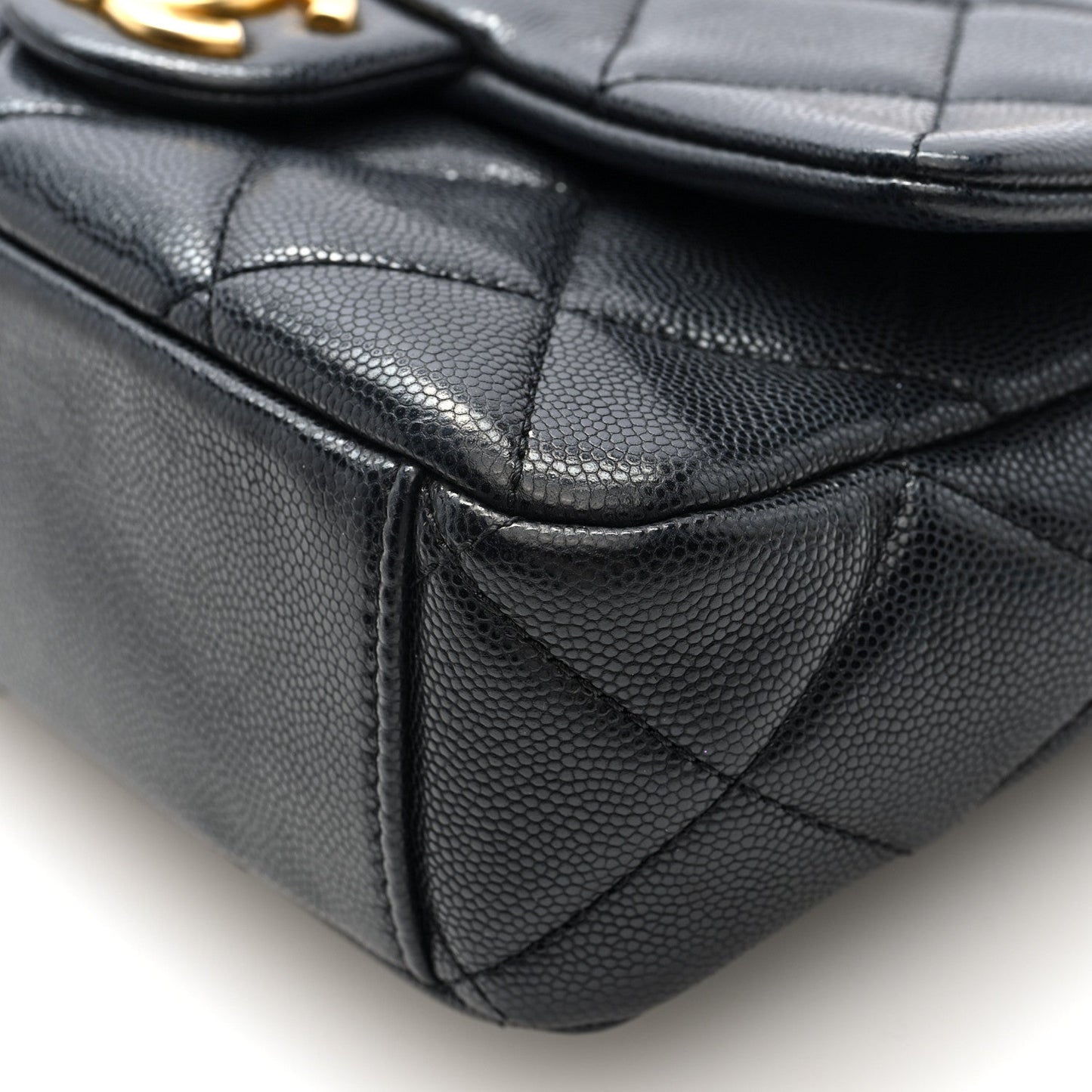 Chanel Caviar Quilted Small Twist Your Buttons Flap Black