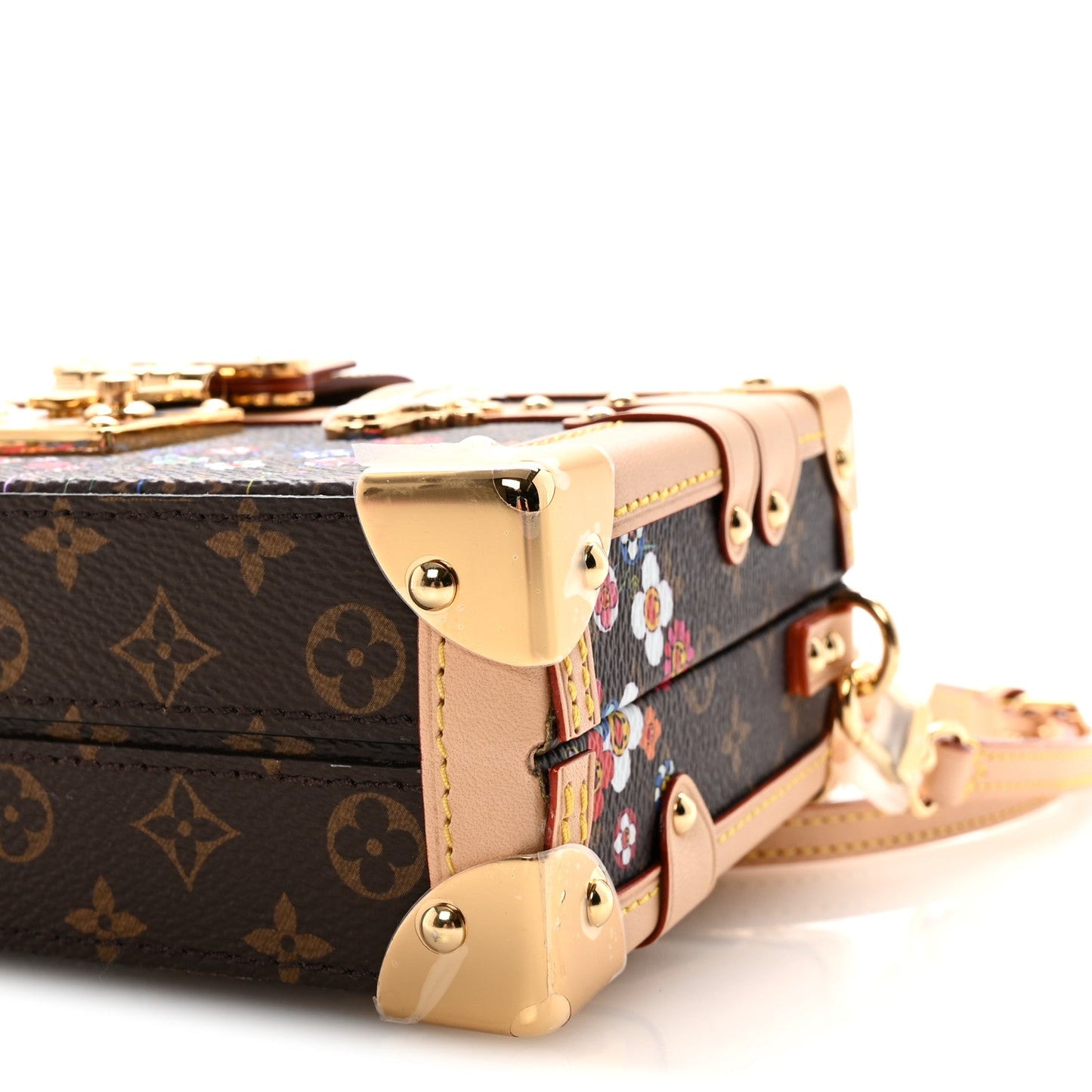 Louis Vuitton LV X TM Monogram Flowers Petite Malle