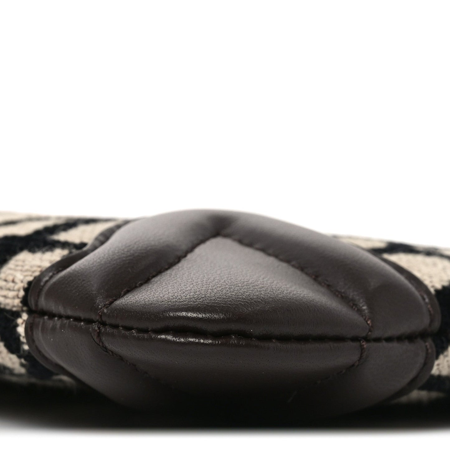 Valentino Garavani Toile Iconographe Pouch Naturale Black Fondant