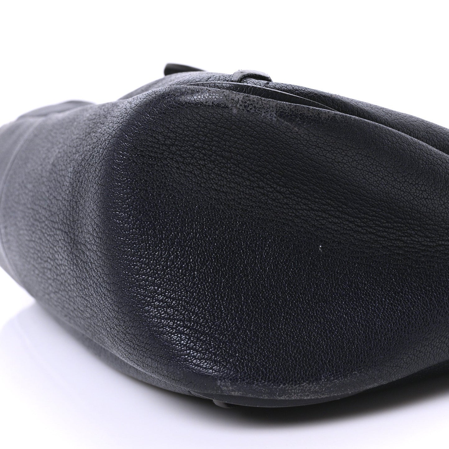 Chloe Grained Lambskin Calfskin Medium Lexa Shoulder Bag Navy