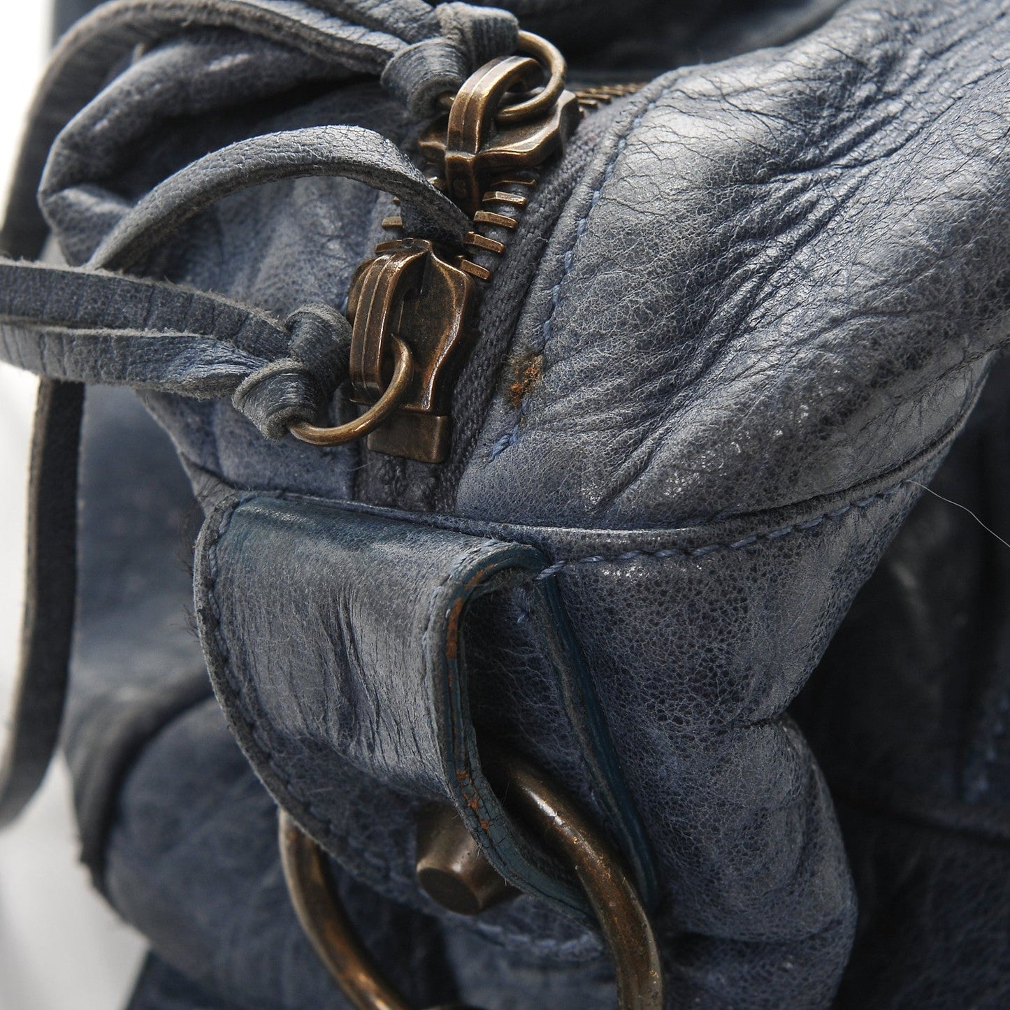 Balenciaga Chevre Classic Hardware Twiggy Indigo