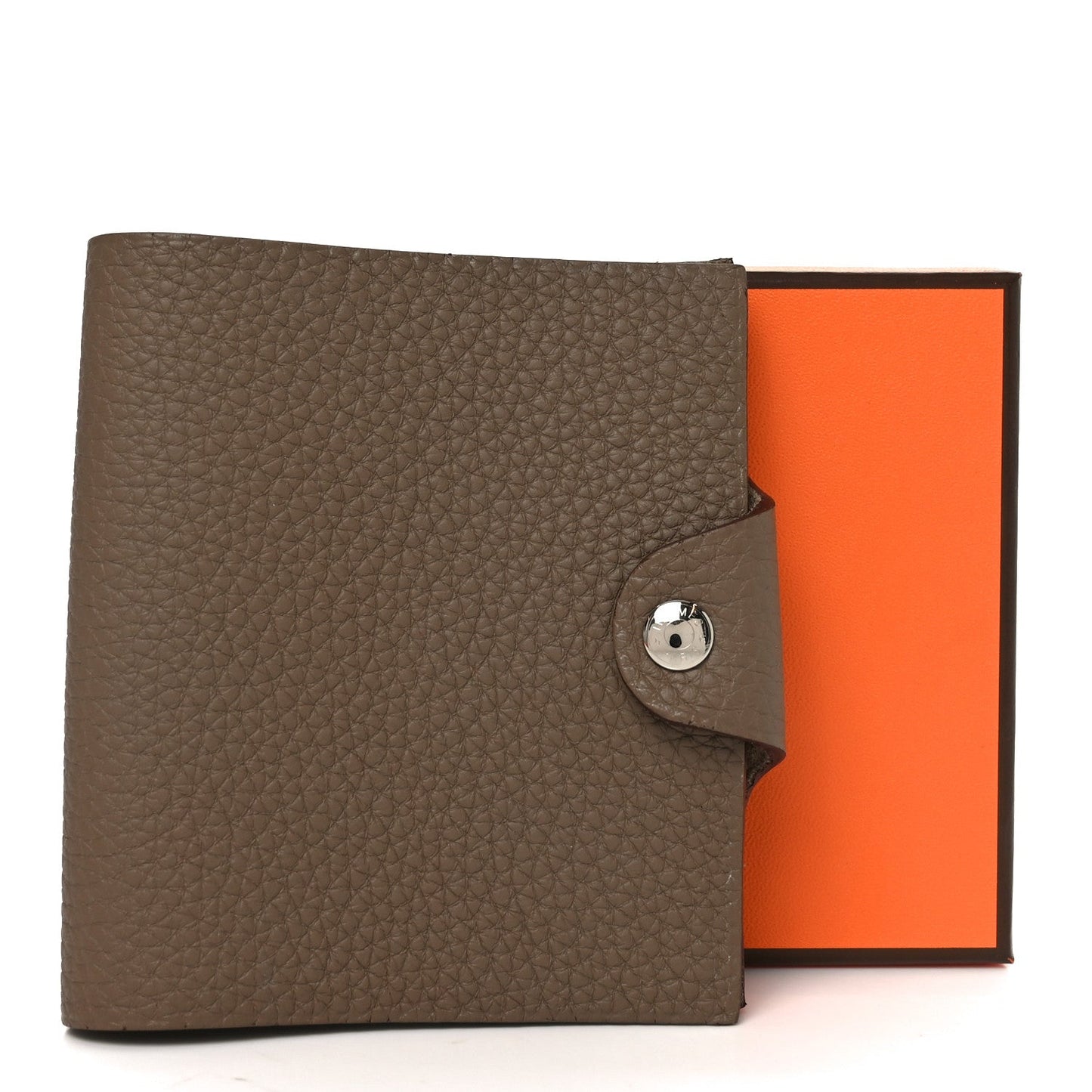Hermes Togo Ulysse Mini Notebook Etoupe