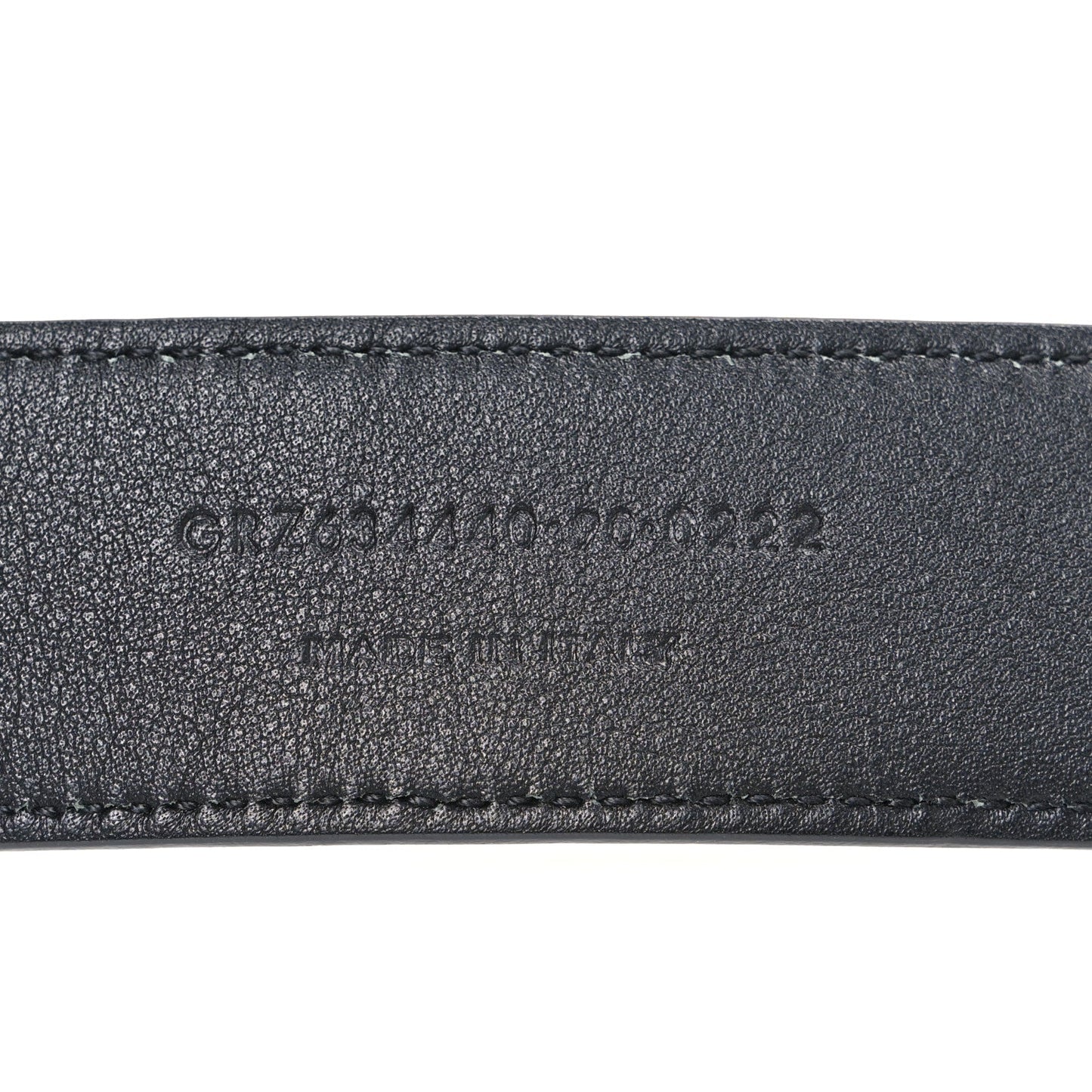 Saint Laurent Grained Calfskin Monogram Cassandre Square Buckle Belt 90 36 Black