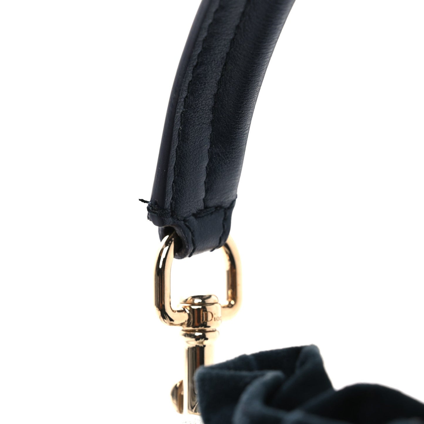 Christian Dior Calfskin Micro Dior Vibe Bucket Blue