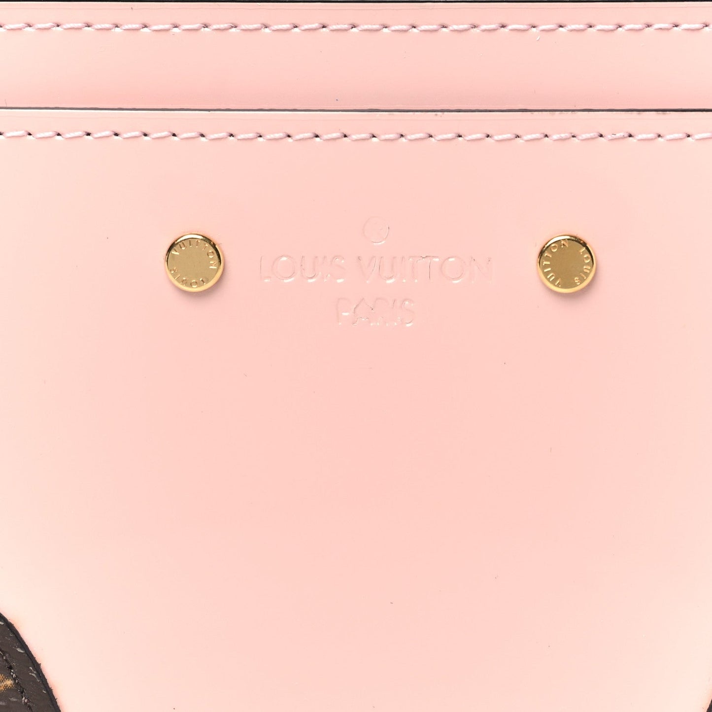 Louis Vuitton Patent Miroir Venice Card Holder Rose Ballerine
