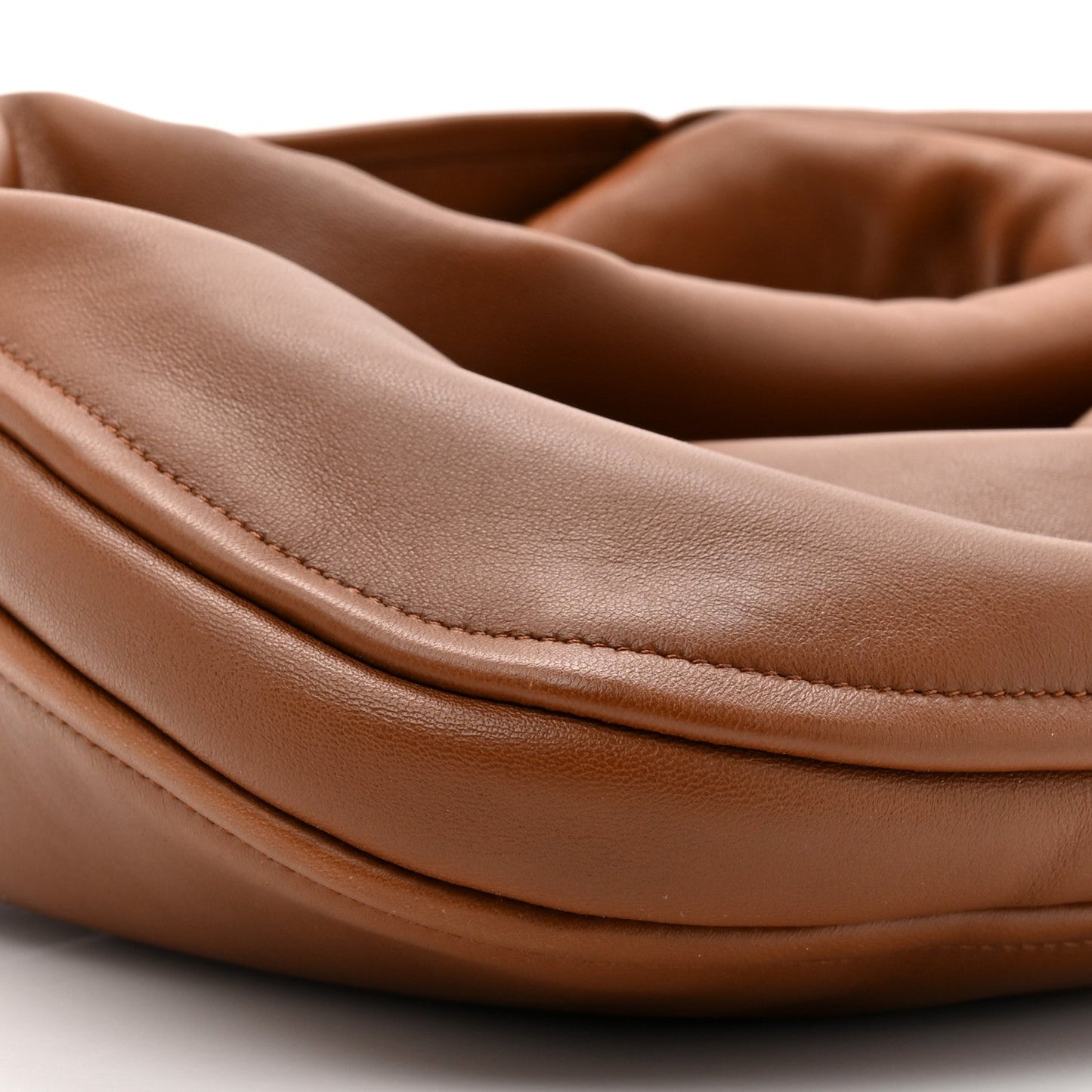 Valentino Garavani Calfskin Large Go-Hobo Bag Saddle Brown
