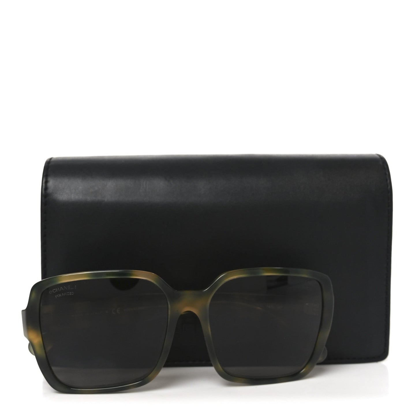 Chanel Acetate Square Sunglasses 5408 Green