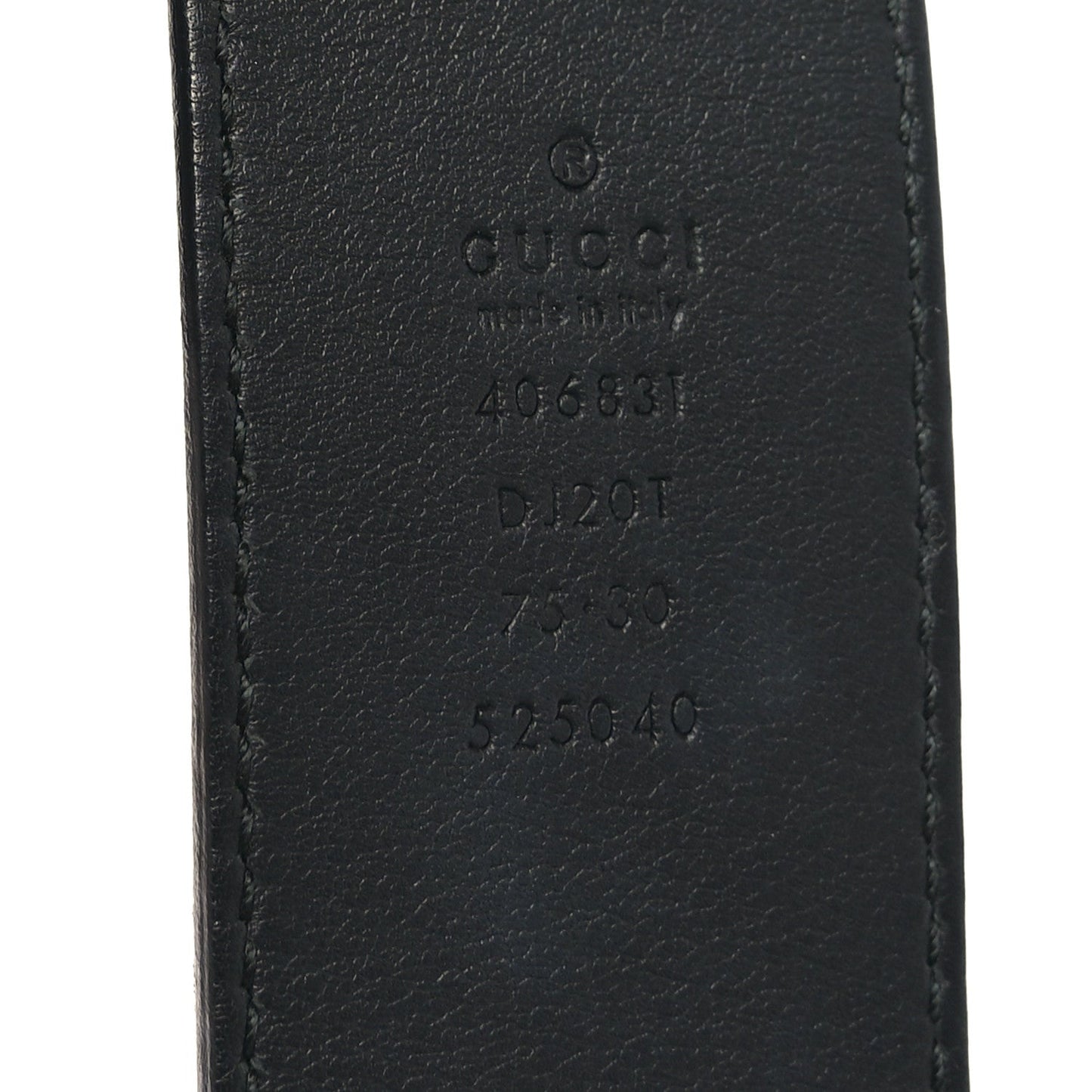 Gucci Dollar Pigprint Double G 40mm Belt 75 30 Black