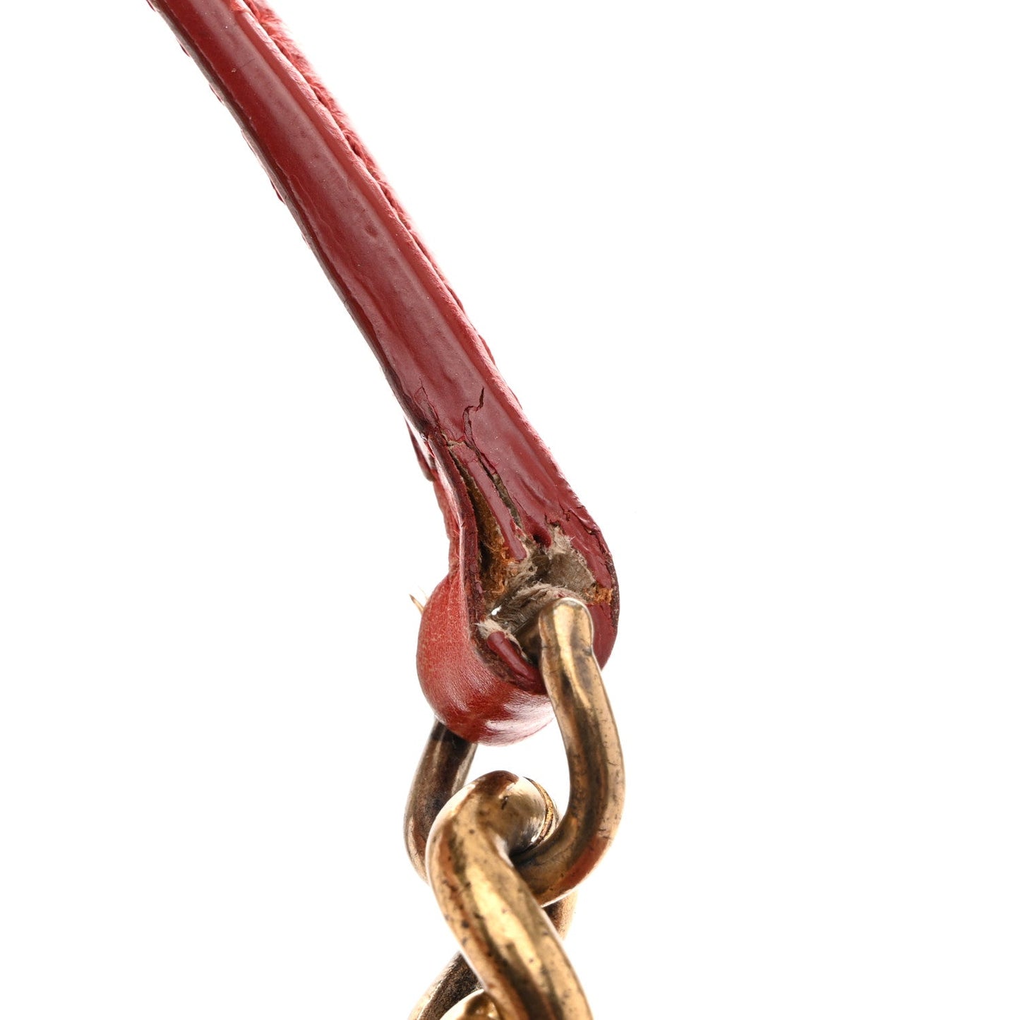 Chanel Glazed Calfskin Quilted Rita Top Handle Flap Red