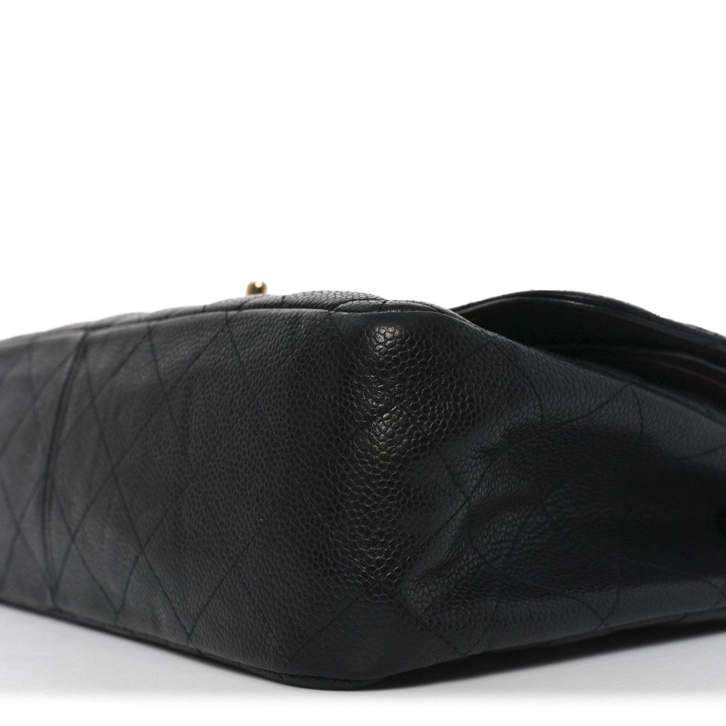 Chanel Caviar Quilted Jumbo Double Flap Black