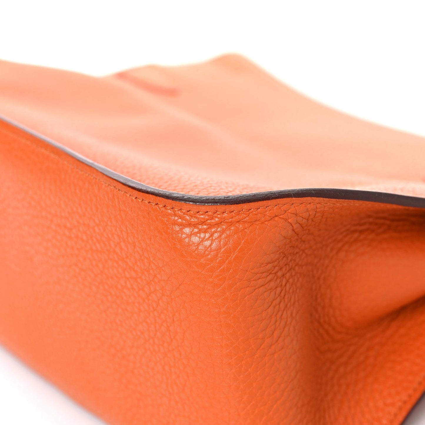 Hermes Taurillon Clemence Jypsiere 28 Orange