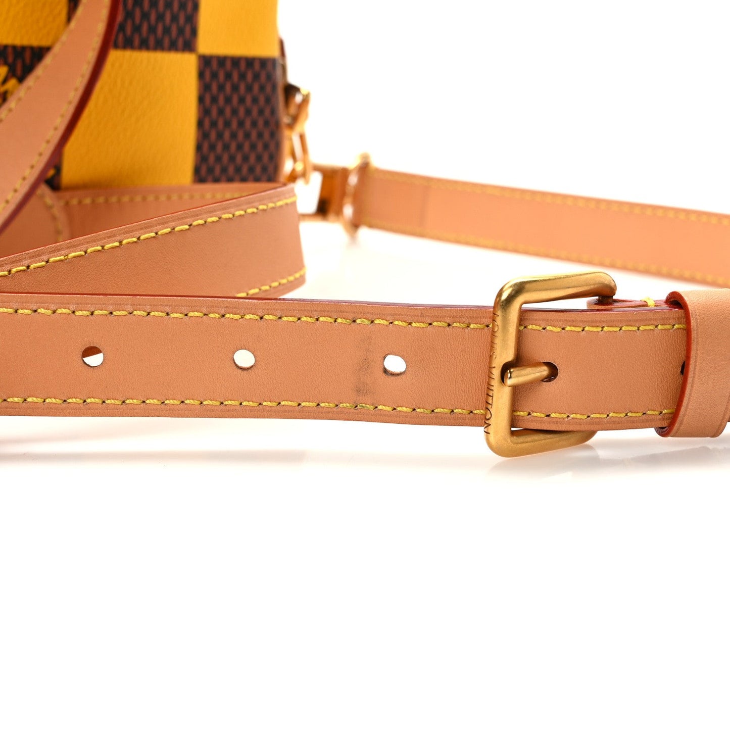 Louis Vuitton Damier Pop Chess Messenger Jaune Mat