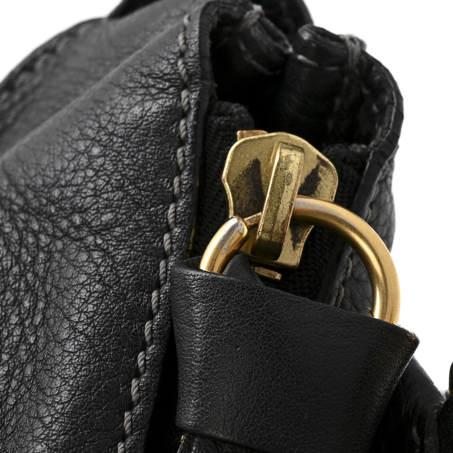 Chloe Calfskin Medium Marcie Satchel Black