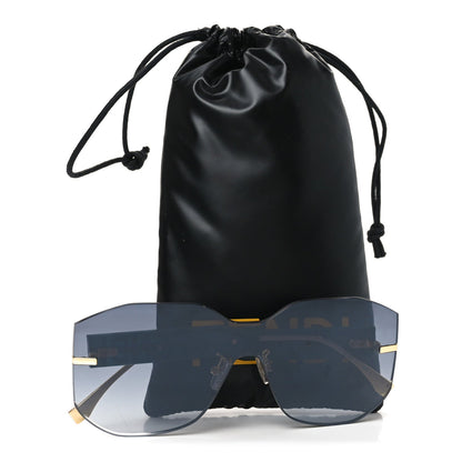 Fendi Metal Fendigraphy Shield Sunglasses FE40067U Green