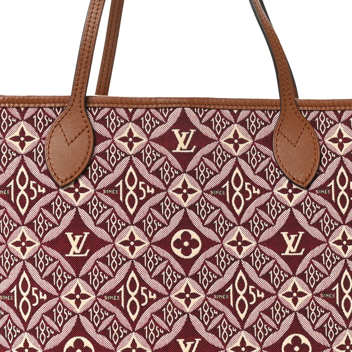 Louis Vuitton Jacquard Since 1854 Neverfull MM Bordeaux