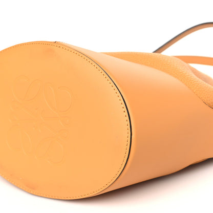 Loewe Grained Calfskin Medium Balloon Bag Saffron Yellow