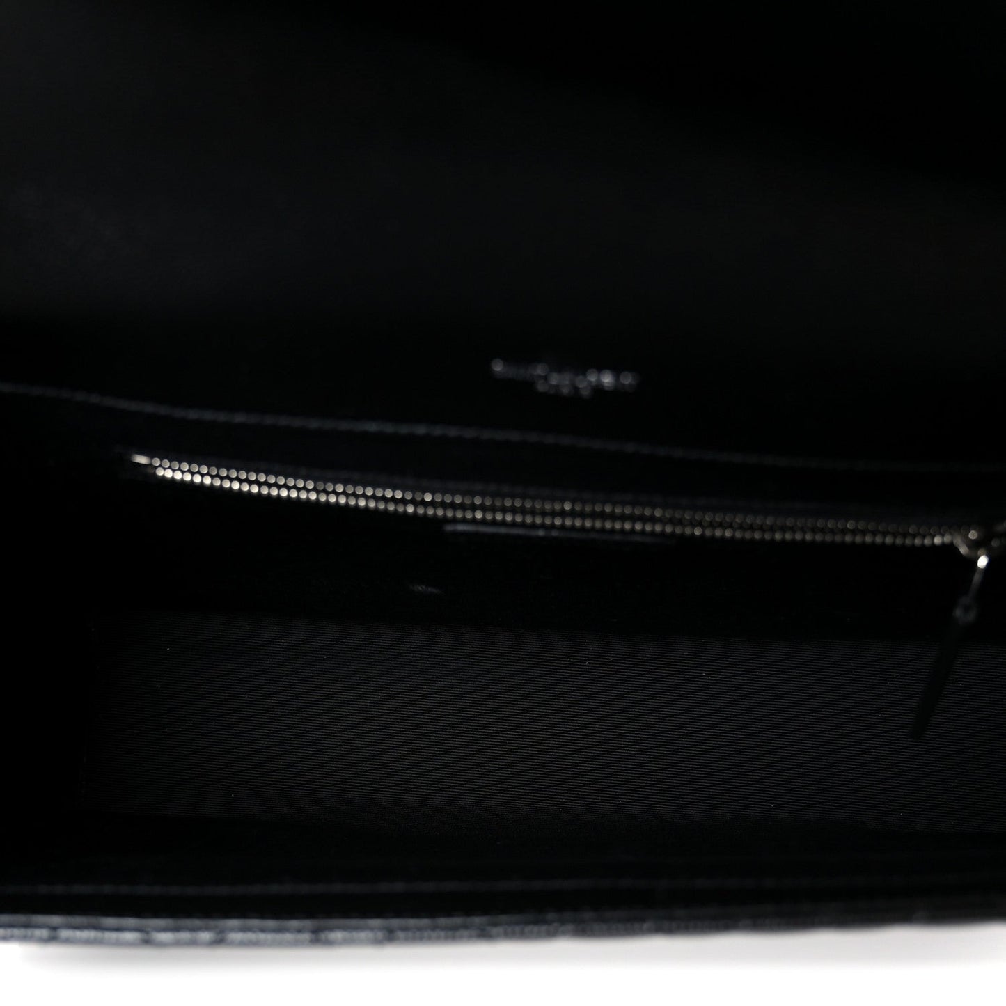 Saint Laurent Grain De Poudre Textured Mixed Matelasse Large Triquilt Monogram Satchel Black