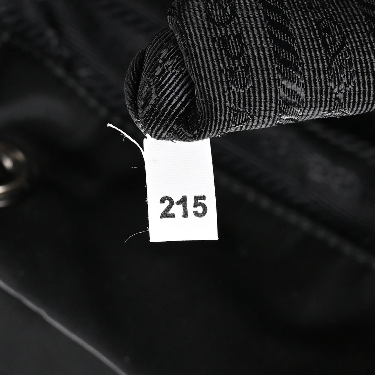 Prada Nylon Vela Saffiano Small Cinch Backpack Black