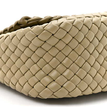 Bottega Veneta Nappa Intrecciato Small Cobble Shoulder Bag Camel