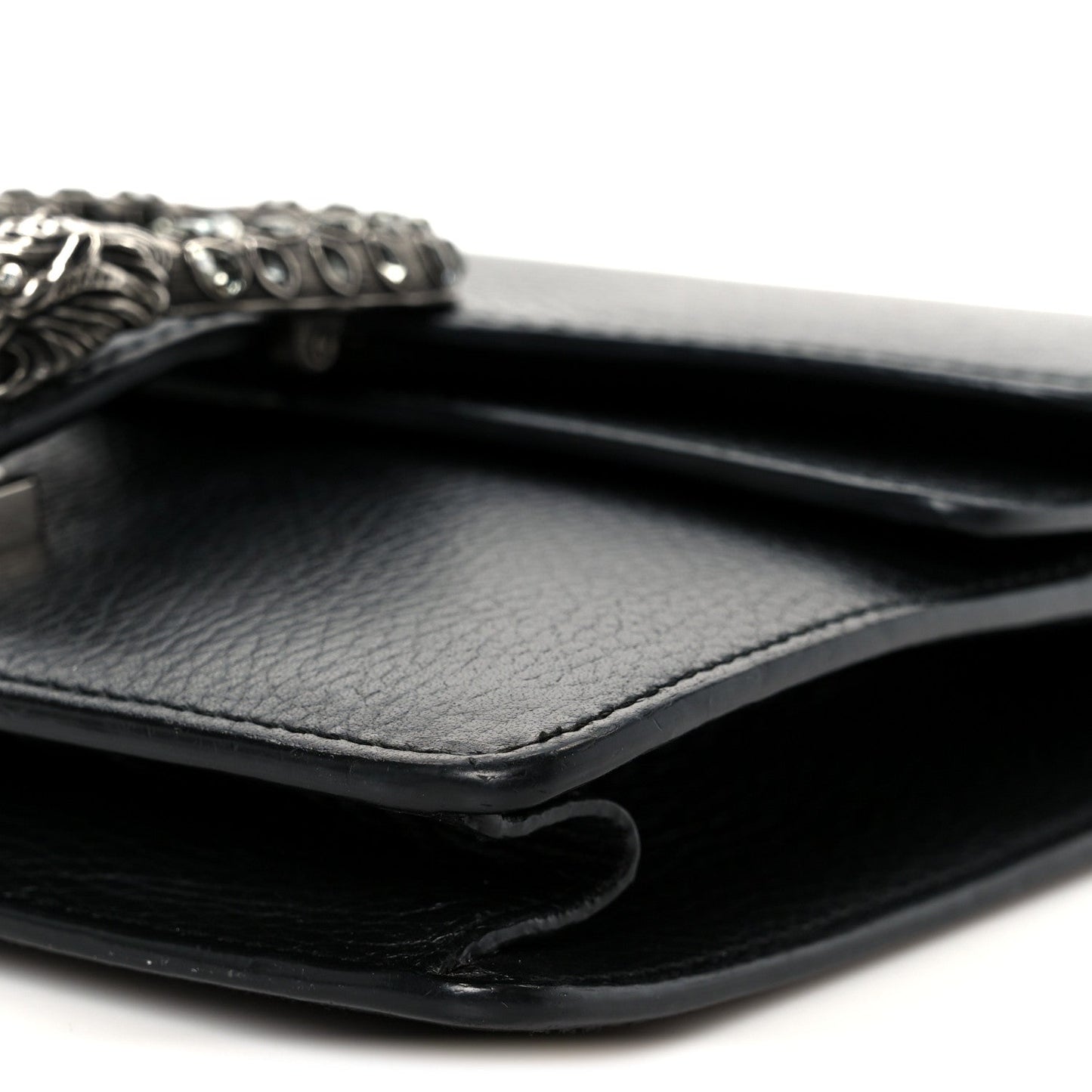 Gucci Calfskin Mini Dionysus Shoulder Bag Black