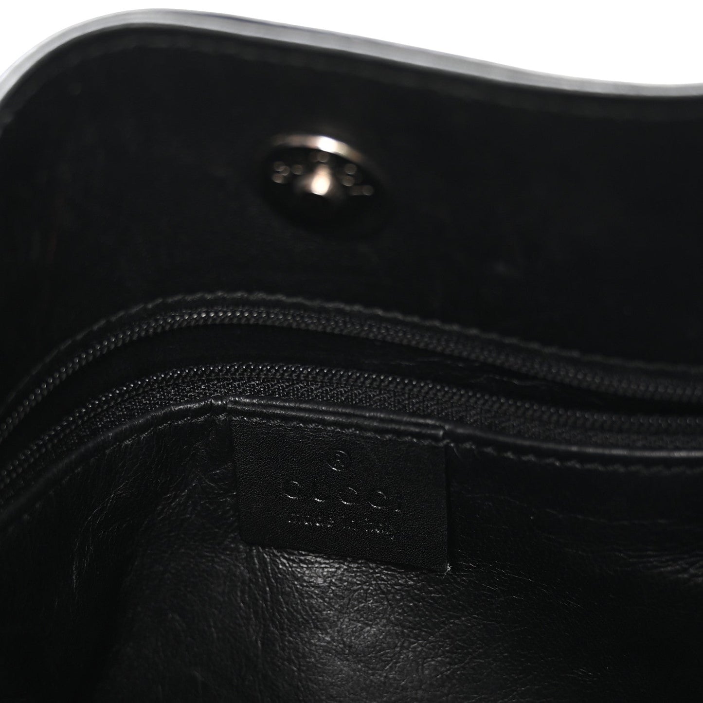 Gucci Calfskin Hobo Bag Black