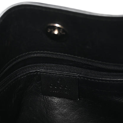Gucci Calfskin Hobo Bag Black