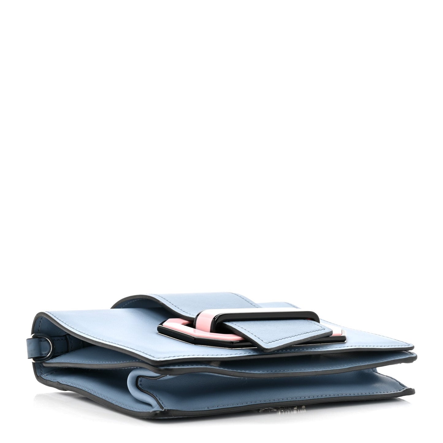 Prada City Calf Plex Ribbon Bag Astrale Rosa