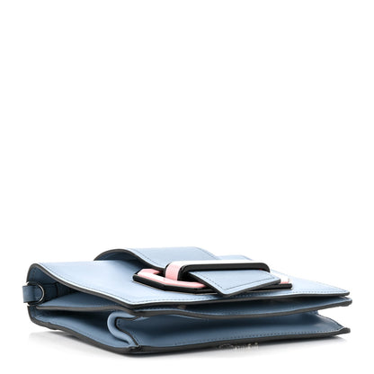 Prada City Calf Plex Ribbon Bag Astrale Rosa