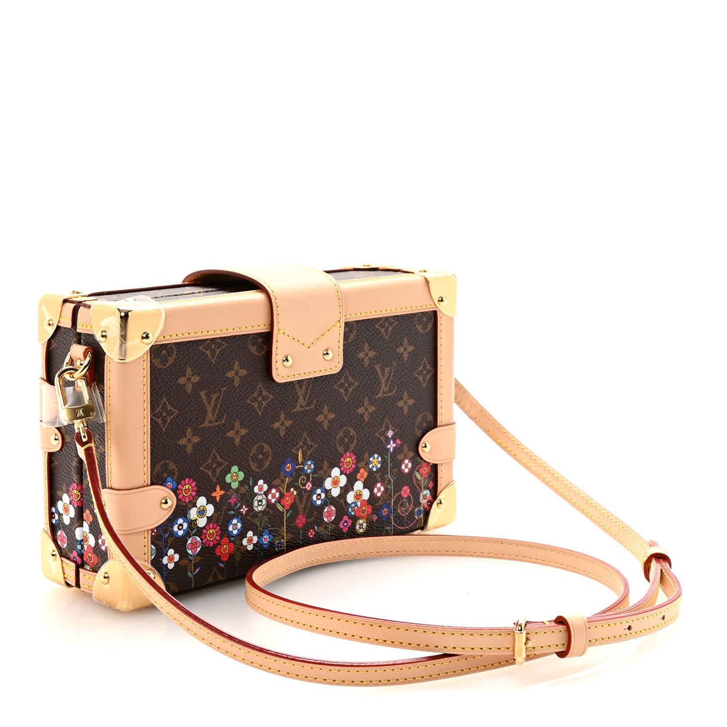 Louis Vuitton LV X TM Monogram Flowers Petite Malle