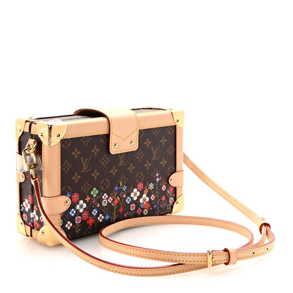 Louis Vuitton LV X TM Monogram Flowers Petite Malle