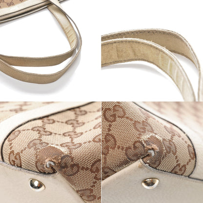 Gucci Monogram Medium Abbey Tote Off White