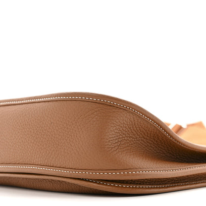 Hermes Taurillon Clemence EVELYNE III PM Gold
