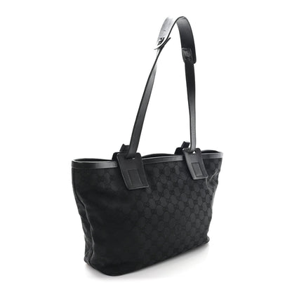 Gucci Canvas Monogram Tote Black