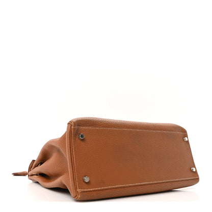 Hermes Taurillon Clemence Kelly Retourne 35 Gold