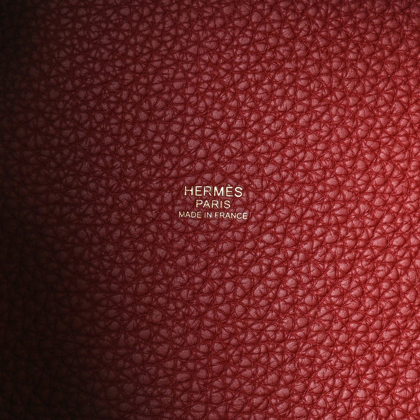 Hermes Taurillon Clemence Picotin Lock 22 MM Rouge H