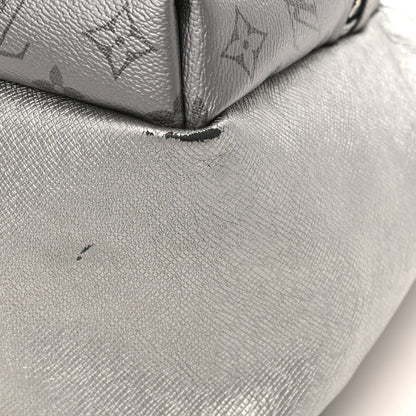 Louis Vuitton Monogram Taiga Discovery Backpack PM Silver
