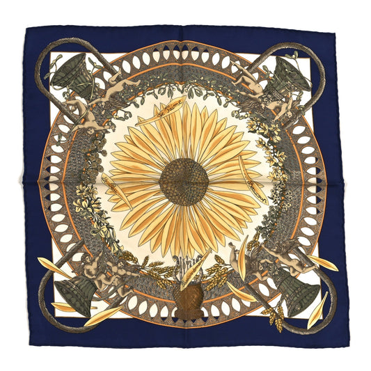 Hermes Silk Amours Pocket Scarf 45