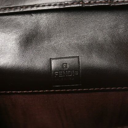 Fendi Zucca Compact Wallet Tobacco