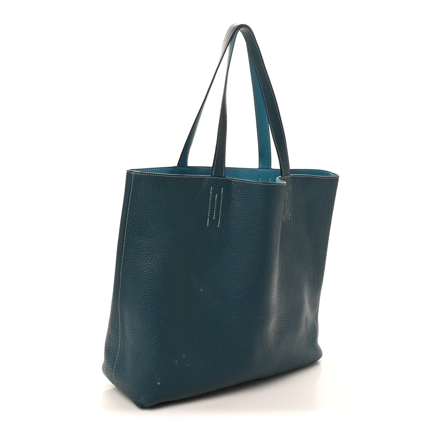 Hermes Taurillon Clemence Double Sens 45 Reversible Tote