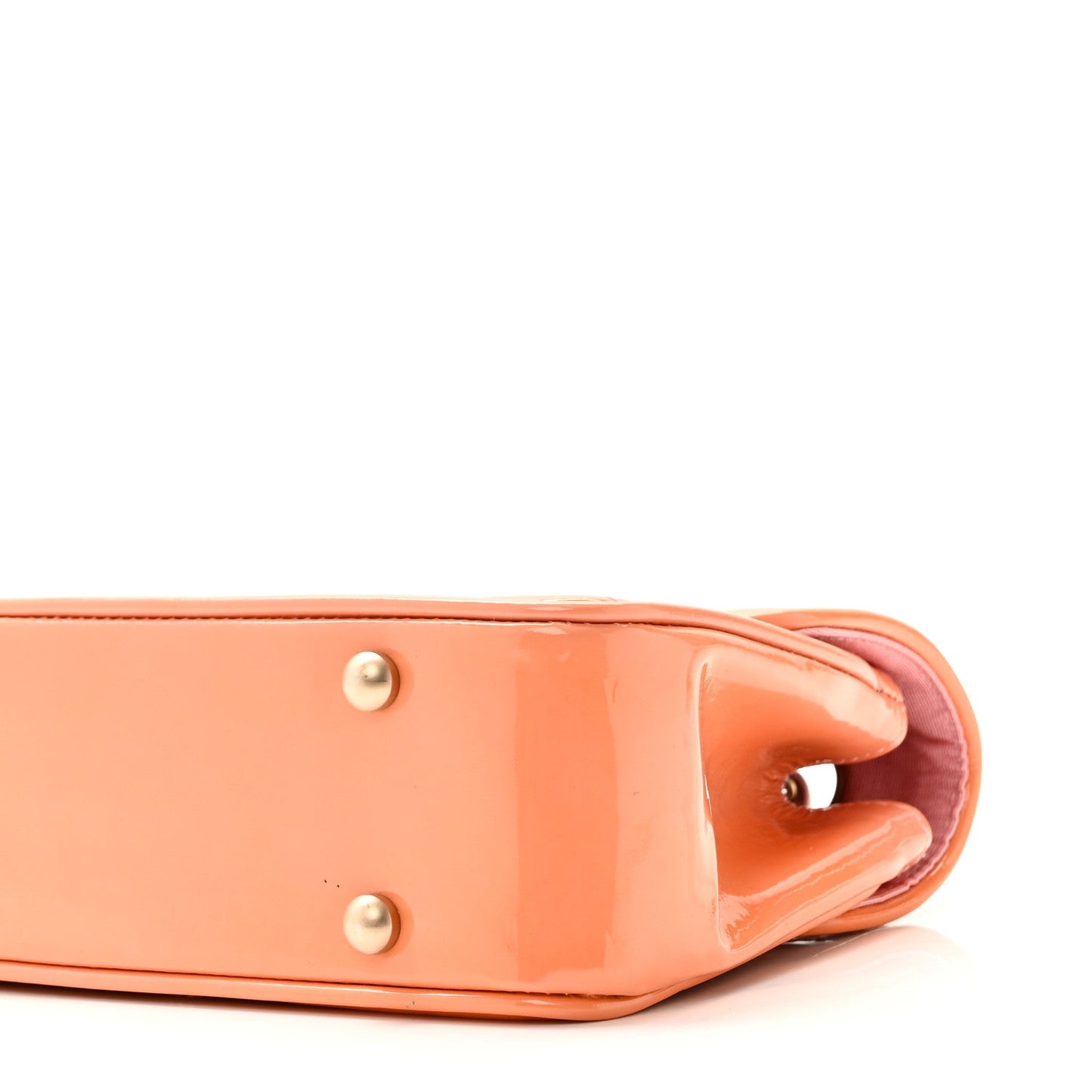 Chanel Patent Calfskin Scallop Quilted Single Flap Pink