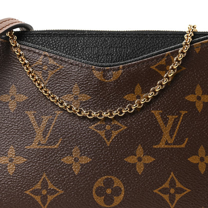 Louis Vuitton Monogram Pallas Clutch Black