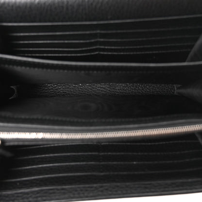 Gucci Calfskin Mini Dionysus Chain Wallet Black
