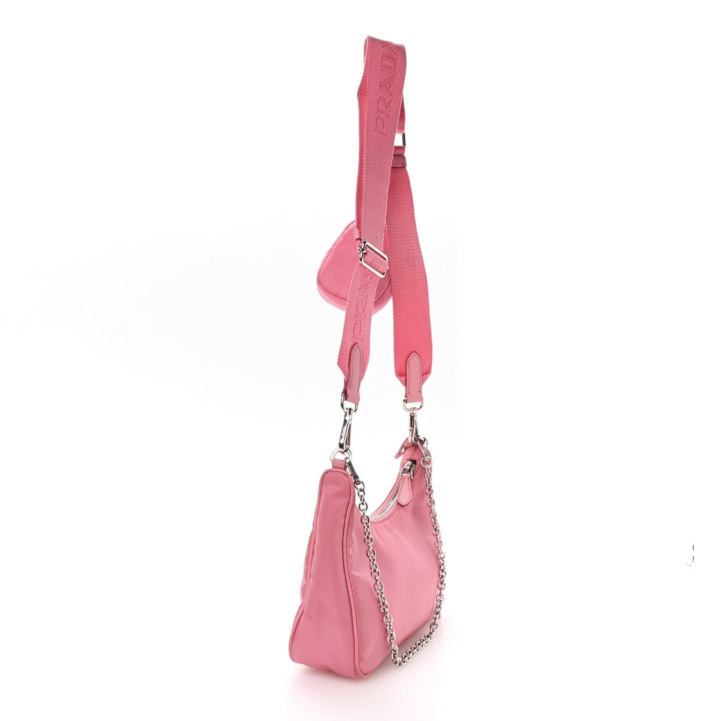 Prada Nylon Re-Edition 2005 Shoulder Bag Begonia