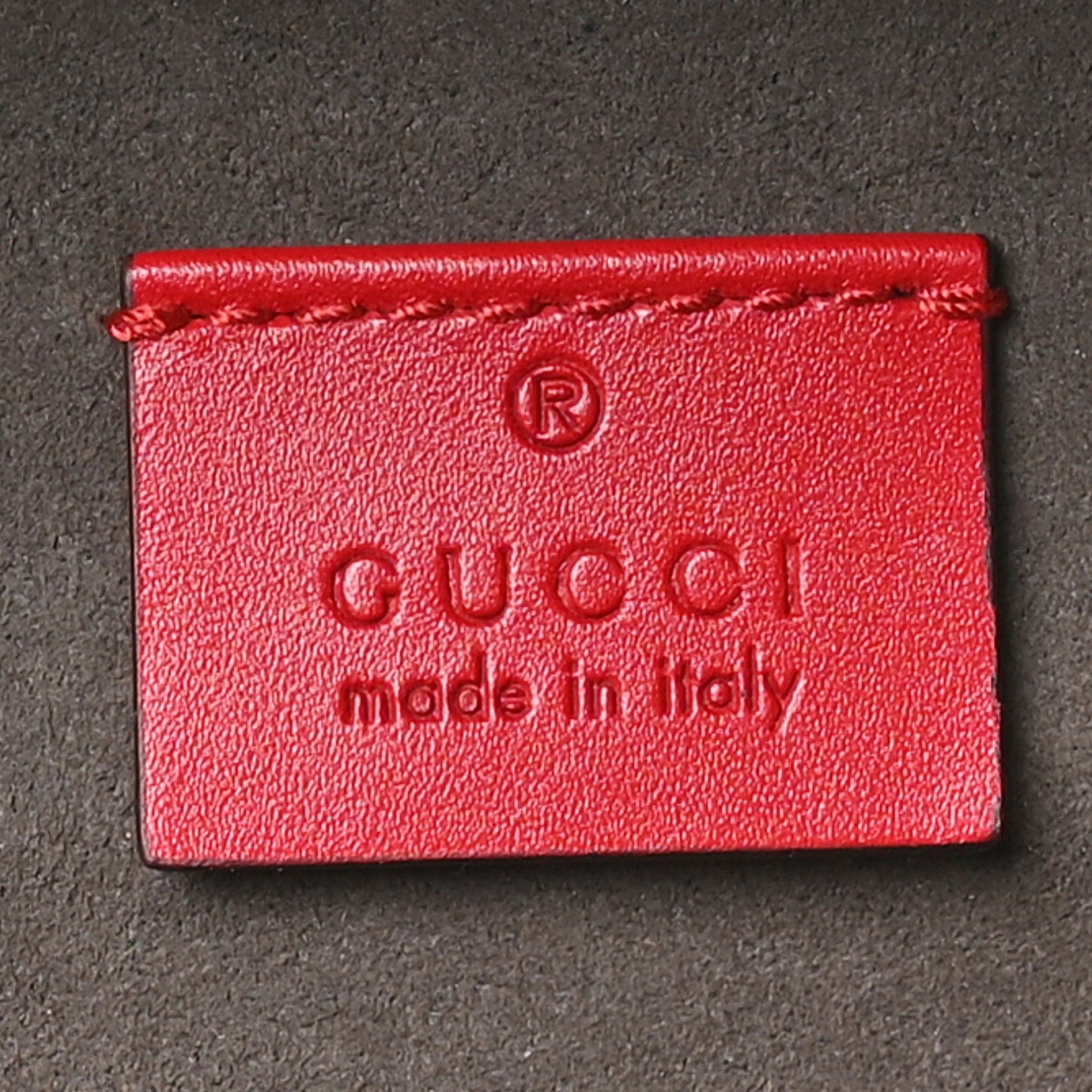 Gucci Guccissima Signature Day Backpack Hibiscus Red