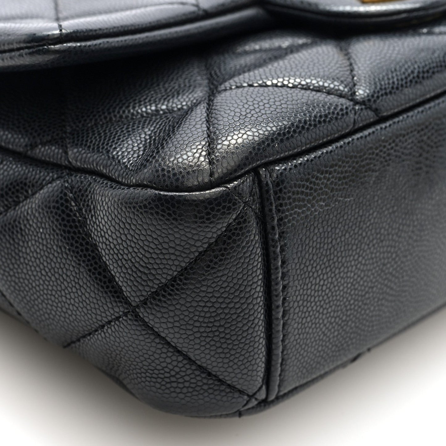 Chanel Caviar Quilted Small Twist Your Buttons Flap Black