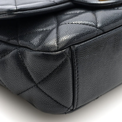 Chanel Caviar Quilted Small Twist Your Buttons Flap Black