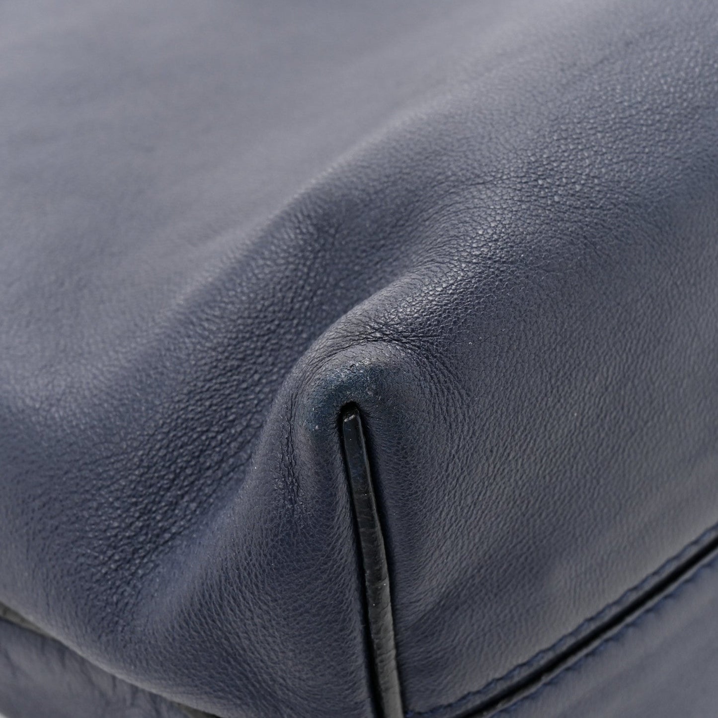 Loewe Calfskin Mini Flamenco Knot Clutch Abyss Blue