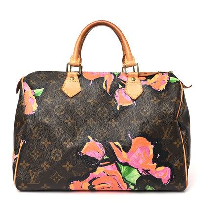 Louis Vuitton Monogram Roses Speedy 30